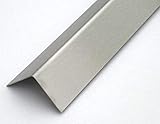 EXCOLO Edelstahl-Winkel 30x30 x 2000mm lang, 0,8mm stark Eckenschutz Kantenschutz Kanten-verkleidung Schutz für Mauer-ecke Wand-ecken Tür-rahmen Wohnung Krankenhaus Büro Gastronomie Klinik V2A V