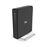 MikroTik RBD52G-5HACD2HND-TC Wireless Access Points für hAP ac2 (100, -96, -94, -80, -78, -75-73, -70, USB Typ A, 2,5 dBi, 12-30 V, 15 W, Tabelle), Schw