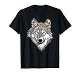 Coole Wolf Head Art Wildtier- und Tierliebhaber T-S