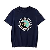 CAFINI Katy Perry T-Shirt, lässiger und Bequemer Kurzarm-Pullover mit Sänger-Print, Streetwear-Oberteil für Herren und Damen (2XS-4XL)
