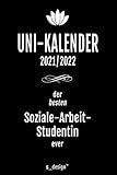 Studienplaner / Studienkalender / Uni-Kalender 2021 / 2022 für Soziale-Arbeit-Studentin (ab Sommersemester 2021): Semester-Planer / Studenten-Kalender von April 2021 bis April 2022