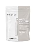 Whey Protein - Neutral 1 kg - Hergestellt in Deutschland aus regionaler Milch ohne unnötige Zusätze ohne Süßstoffe - BetterProtein® - Proteinpulver zum Muskelaufbau und Abnehmen - Eiweißp