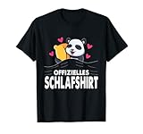 Offizielles Schlafshirt Pyjama Panda Pandabär Bär Geschenk T-S