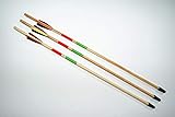 Bärentöter Kindersportpfeile 53 cm 3 STK. Pfeile mit Gummispitze (3 STK.) Holzpfeil Pfeil aus H