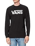 Vans Herren T Shirt M Classic Long Sleeve, Black/White, M