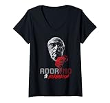 Damen AdorNO zur Barbarei - Philosophie des Widerstands T-Shirt mit V