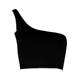 TWIFER Damen Ärmellos Crop Tops Weste Backless Tank Tops Bluse T Shirt Sommer Bauchfrei Trägerlos Kurz Oberteil Trägershirt Camisole Strandtops Tanktop Damentop