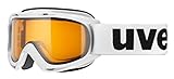 uvex Unisex Jugend, slider LGL Skibrille, white,