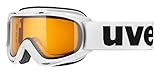 uvex Unisex Jugend, slider LGL Skibrille, white,