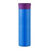 alyf Thermosbecher Ruhiger und langlebiges Reisebecher Edelstahl-Vakuum-isoliertes Becher, 20-Unzen, Kaffeetasse mit Edelstahl-Doppelwand-Isolierung Thermosflasche (Color : Blue)