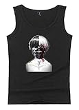 WANHONGYUE Anime Tokyo Ghoul Kaneki Ken Tank Top Unterhemd Cosplay Kostüm Sommer Sport T-Shirt Vest Bluse 73/1 XXXXL