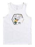 Quiksilver Jungen Fading Out T-Shirt, Opacity, White, S/10