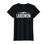 Damen Labbimom Labrador Geschenk Shirt Labbi Mom Hund T-S