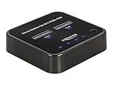 Delock M.2 Dockingstation für 2 x M.2 NVMe PCIe SSD mit Klon Funktion, 63329
