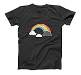 Vintage Retro Style 70s Rainbow In The Sky T-Shirt Sweatshirt Hoodie Tank Top for Men W