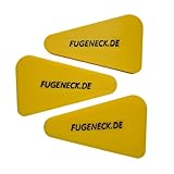 3er Set Fugeneck Fugenabzieher Silikon - Acrylfugen leicht gemacht! 2,54€ je Stück zzgl. V