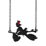 Niman Cartoon Um Den Palast Hayao Saki Lieferservice Schwarze Katze Halskette Personalisierte Mode Anhänger Anhänger Zubehör Halsk