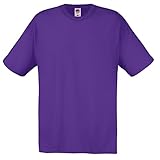 Fruit of the Loom Herren T-Shirt Original T 61-082-0 Purple M