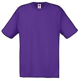 Fruit of the Loom Herren Screen Stars Original T-Shirt (3XL) (Violett)