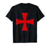 Tempelritter Kreuz Symbol Mittelalter Kreuzritter Christentum T-S