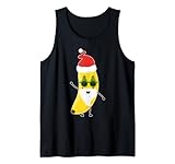 Weihnachtsmann-Bananane, lustiges Geschenk für Bananen-Frucht-Liebhaber. Tank Top