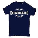 Männer T-Shirt Ostdeutschland Der Osten bleibt Hart (mit Rückendruck) Größe S - 5XL