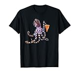 Oktopus- und Pizza-Liebhaber mit blauem Rand T-S