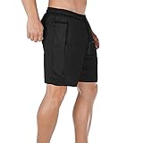 Looekveoyi Shorts Herren Sommer Sport Trainingshose Kurze Hosen Atmungsaktiv Sporthose Sportlich Laufshorts mit Taschen Running Gym Sportkleidung Herren Hose Kurzes Bein O