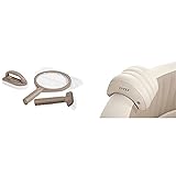 Intex 28004 PureSPA Reinigungsset & PureSpa Whirlpoolzubehör - Aufblasbare Kopfstütze - 39 x 30 x 23 cm -Beig