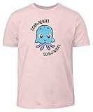 Schwibbel schwabbel süße Qualle Strand Kinder Quallen T-Shirt Urlaub - Kinder T-Shirt -7/8 (122/128)-Pink Six