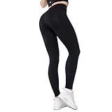 QTJY Enge Yogahose mit hoher Taille, Stretch, Übung Fitness Laufübung Nahtlose Cellulite Fitnesshose BM