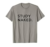 Studieren Sie Nackt Lustig College Student Prüfung Cram Test Prep T-S