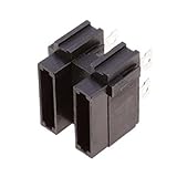Baoblaze 2X 32V DC Blade Sicherungs Kasten Block Halter Aus Kunststoff für Meisten Auto LKW Marine Boote, Aftermarket T