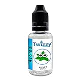 30ml Twizzy® XL Minze Aroma | Aroma für Shakes, Backen, Cocktails, Eis | Aroma für Dampf Liquid und E-Shishas | Flav Drops | Ohne Nikotin 0,0mg