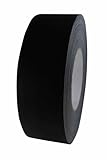 Premium Tape STAGE-80 schwarz matt 'Ultra Strong' Profi Gewebeband Gaffa Gaffer Tape Duct Klebeband Panzertape Panzerband Gewebeklebeband Steinb