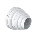 Venteurope-Ø 80-160 mm Universal Reduzierstück für Lüftungssysteme Übergang Lüftung Rundrohr Ventilation Lüftungskanal Reduzierverbinder Reduktion Rohr Ø 80 100 120 125 150 160