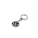 Volkswagen 000087010BR Schlüsselanhänger mit dem neuem VW Logo, Durchmesser 30