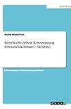 Weinflasche öffnen (Unterweisung Restaurantfachmann / -fachfrau)
