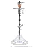 AMY Shisha Hammer Steel SS08 Rainbow clear | Edelstahl Wasserpfeife SS08R mit Molassefäng