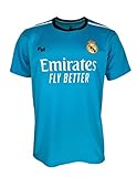 Champion's City Personalisieren Sie Ihr T-Shirt. Offizielles Replica Trikot der 3. Generation Real Madrid 21/22, Erwachsene, Türkis-Grün, L