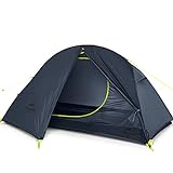 Naturehike Ultraleichtes Zelt Trekkingzelt für 1 Personen Zelt 3-4 Saison für Camping Wandern (Navy)