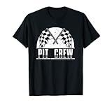 Pit Crew Checkered Flag Race Junge Auto Racing Geburtstagspa T-S