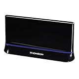 Thomson ANT1538 Zimmer-Antenne (für TV/Radio, HDTV/3D, DVB-T/DVB-T2, aktiv, mit Signalverstärkung, Performance 45)