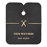 Moderner und schicker Friseurumhang, personalisierter professioneller Haarschnitt-Umhang, wasserdichter Friseur-Styling-Umhang, Bart-Rasier-Lätzchen für Zuhause und Friseurladen, 165 x 140