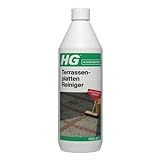 HG Terrassenplatten Reiniger 1L – ein konzentrierter Terrassenreiniger zur effektiven Reinigung von Gartenp