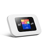 WISE TIGER 4G LTE MiFi, Portable Travel Wi-Fi with SD Card Slot 4G Mobile WiFi Hotspot Unlocked to All Networks, 6 Hours Long Lasting Battery, Colorful LCD Display