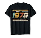 Classic 1978 Original Vintage Birthday Est 1978 Edition T-S