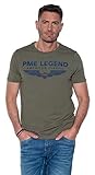 PME Legend R-Neck Single Jersey SS T-Shirt, Dusty O, Olive((6414)), Gr. XXL
