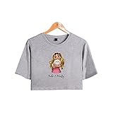 CQXSKWZ Women Rebekah Wing Merch Beki & Fluffy Crop Top Tshirt Funny Unisex Harajuku Tops (3,X-Small)