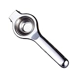 SXYL Zitronen-Squeezer, Edelstahl-Manuelle Fruchtpresse, Hilfsmittel-Küchen-Gadgets Bar-Tool für Limonade-Cocktail, ideal zum Entsaften von Orangen, Granatap